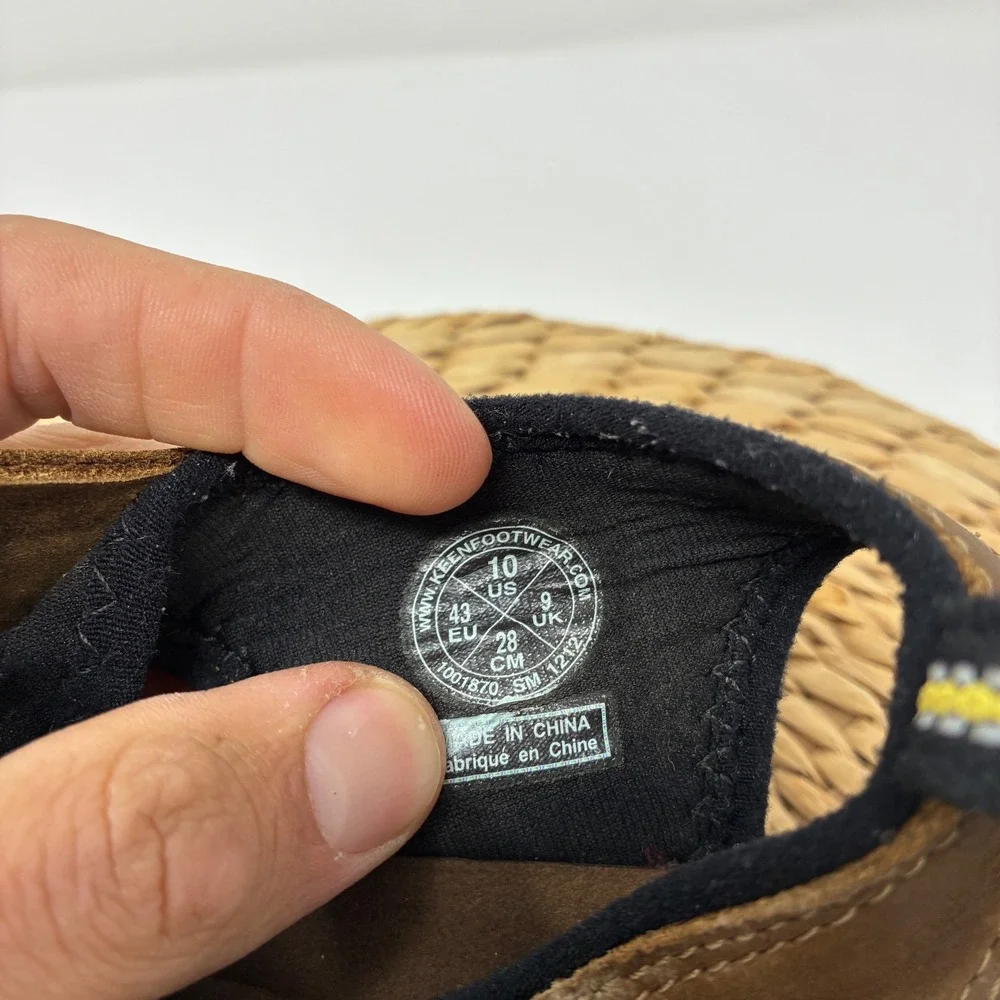 KEEN Men's 10 Brown Leather Newport Hybrid Sandals Hiking Trail Shoes 1001870‎